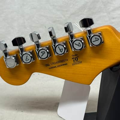 Fender American Ultra II 2 Stratocaster Guitar with COA + Case 2024 - Solar Flare / Maple neck image 11