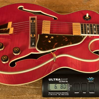Ibanez GB10SEFM George Benson Hollow Body - Ebony - Sapphire Red image 8