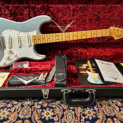 Fender Custom Shop '65 Journeyman Relic Stratocaster 2018 Ice Blue Metalic image 2