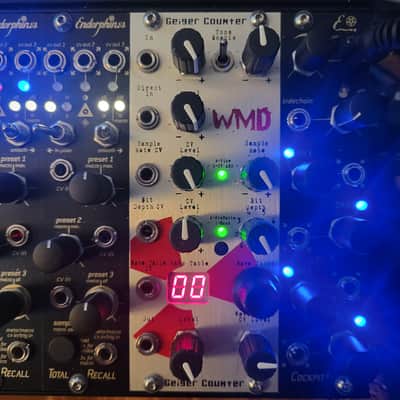 WMD Geiger Counter Eurorack Distortion Sample Rate - Silver image 6