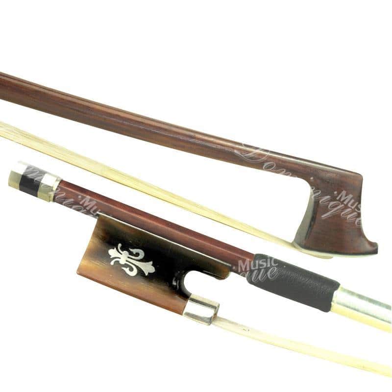D Z Strad Violin Bow - Model 520- Brazil Wood Bow with Ox Horn Frog and Fleur-de-Lis Inlay image 1