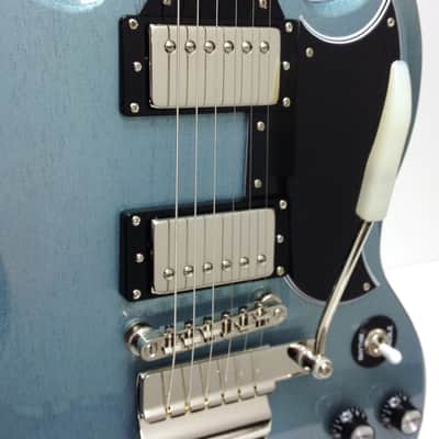 Epiphone TV Pelham Blue SG Custom Maestro Ltd Ed Electric | Reverb