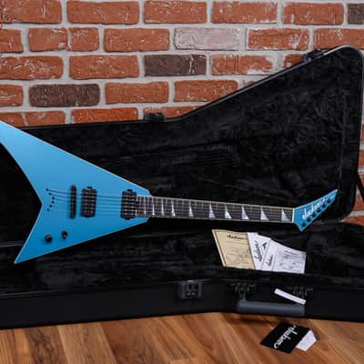Jackson USA Custom Shop RR1 Rhoads Slab Top Blue Frost Nitro Relic Studio 2025 w/OHSC image 2