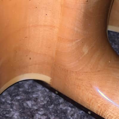 Vantage Electric hollow body Jazz Box 670 n natural electric guitar image 9