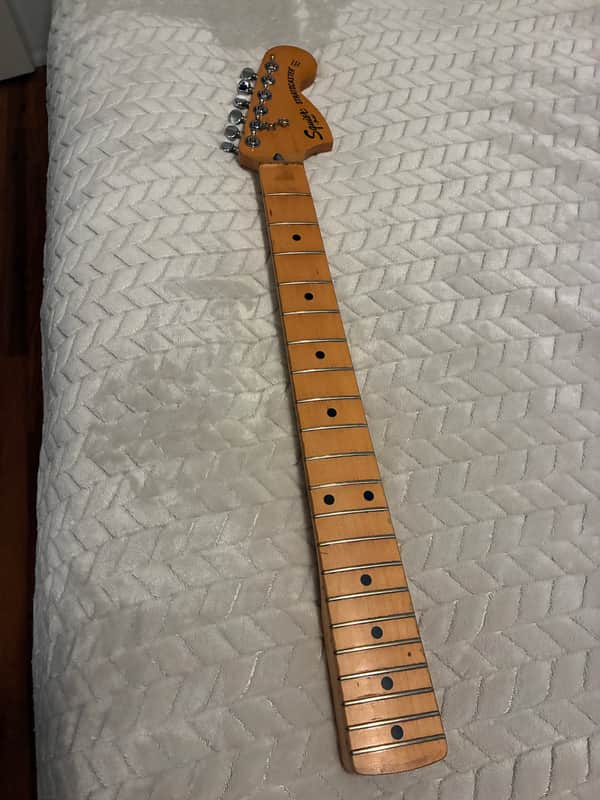 Squier Stratocaster Neck 1983 - 4 Bolt Conversion image 1