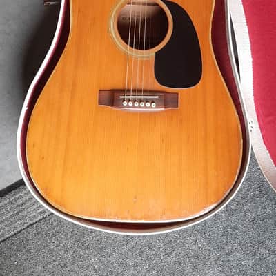 cheney Vintage Hard Case 1950-60's - White vintage Hard case guitar CHENEY ENGLAND 1950'S for dreadnought image 2