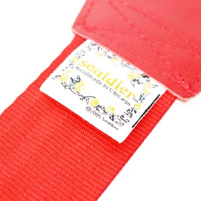Souldier "Stars & Bars" Blue & White Pattern 2" Guitar Strap image 6
