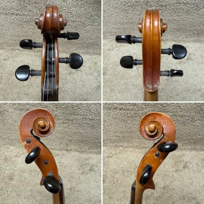 Unlabeled Viola Flame Maple 15" w/ Case & Bow image 10