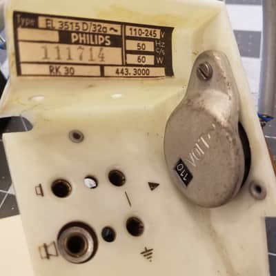 Philips Norelco WT 51094.0 60 Transformer 245-0-245 / 6.3 V Vintage Power EL3515 schematic 220V option Tested Tube Amp Project 1960s image 8