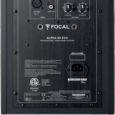 Focal ALPHA-EVO-65-PR-K Two Alpha EVO 65 NWG Active Monitors image 2
