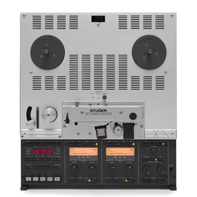 Studer A807 VU 1980s - silver-black image 5