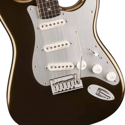 Fender American Ultra II Stratocaster, Ebony Fingerboard, Texas Tea image 1
