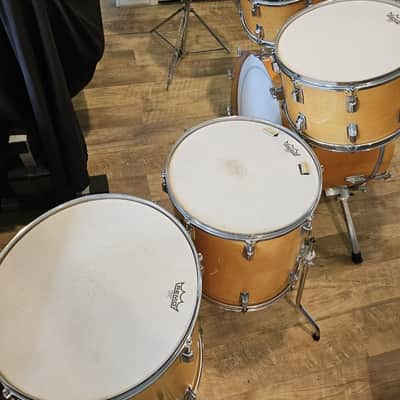 Rogers XP8 8/12/13/14/16/18/24 Maple Drum Kit Set in Natural Gloss image 5