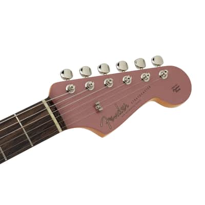 Fender Japan CHAR Stratocaster Electric Guitar, RW FB, Burgundy Mist Metallic image 5