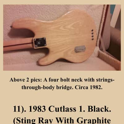 Music Man Stingray 1982 - Natural super rare 4 bolt Strings through image 12