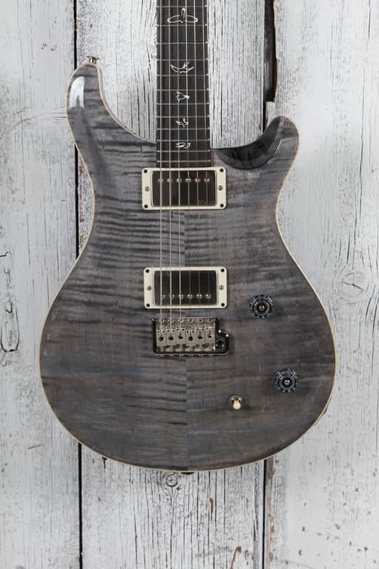 PRS CE 22 LTD Electric Guitar Flame Maple Top Faded Gray Black with Gig Bag image 1