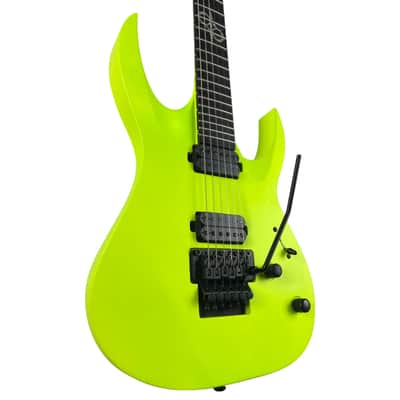Solar Guitars A2.6FRLN 2020 - Lime Neon image 2
