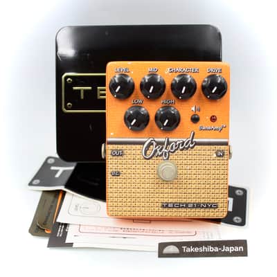 Tech 21 SansAmp Oxford With Original Case Made in U.S.A. Distortion Effect Pedal 716610 image 1