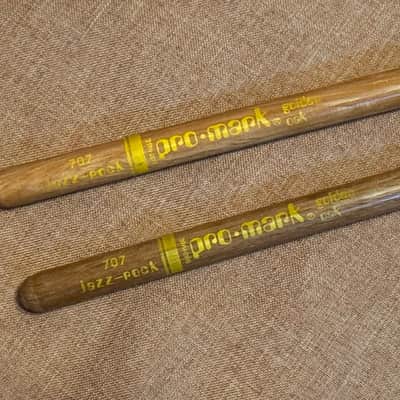 Pro-Mark 707 Golden Oak Jazz Rock Drum Sticks New Old Stock image 2