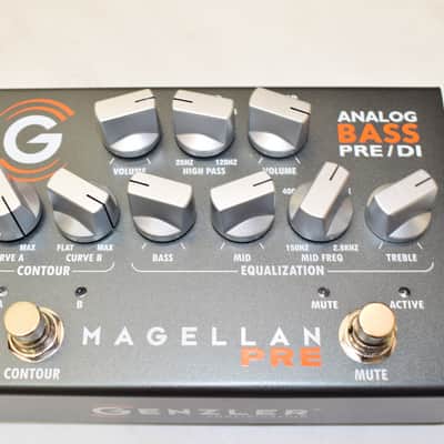 Genzler Amplification MAGELLAN PRE Analog Bass Pre/DI Effects Pedal w/ Box Bild 2