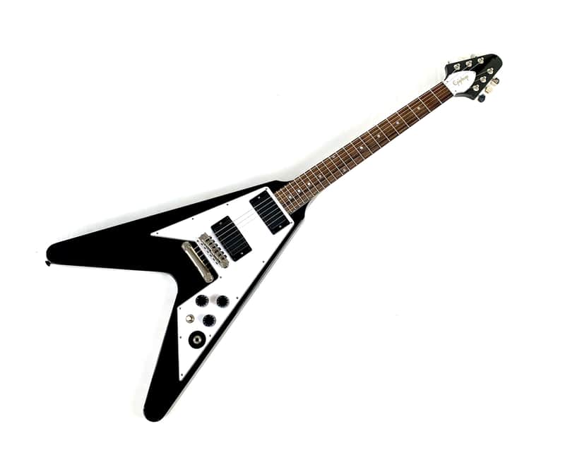 Epiphone Flying V ’79 Kirk Hammett Signature 2023 Ebony image 1