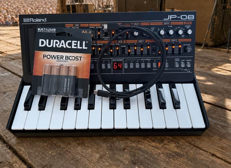 Roland JP-08 + K-25m Keyboard Bundle | USB Cable & Fresh Batteries Included | Ready To Play image 1