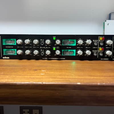 Orban Model 424A Stereo Gated Compressor / Limiter with De-Esser 1980s - Black image 1