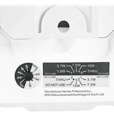 2 JBL Control 23-1-WH 3" Indoor/Outdoor 70v Commercial White Wall Mount Speakers image 6