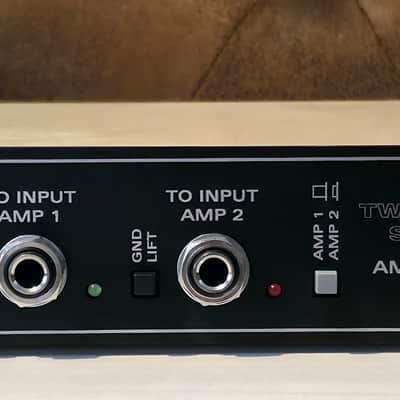 Palmer TINO Switching System 2 Guitar Amplifiers to 1 Cabinet with Remote Input image 2
