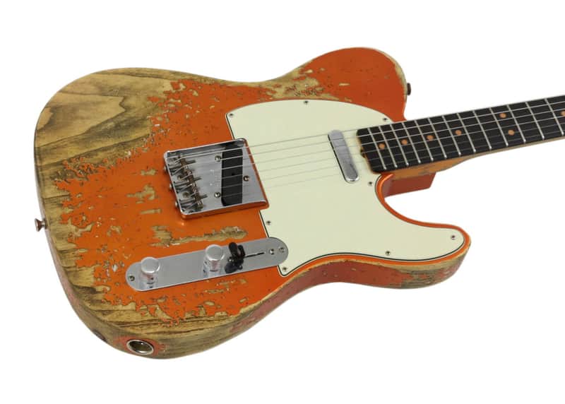 Fender Custom Shop Ltd 63 Telecaster Super Heavy Relic Candy Tangerine 2019 image 1