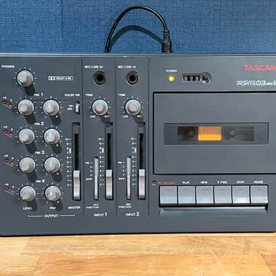 TASCAM Porta 03 mkII Ministudio 4-Track Cassette Recorder | Reverb