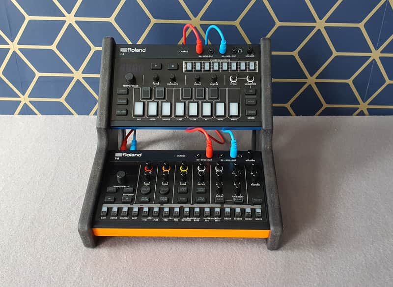 Roland Aira Compact S1 J6 T8 E4 - Black Valchromat Stand from Synths And Wood image 1