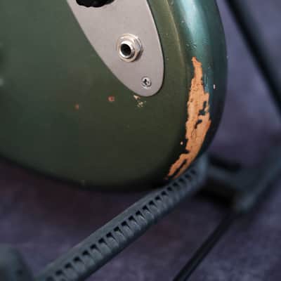 Byzantine J Bass 2026 - Nitro lacquer Sherwood green relic image 11