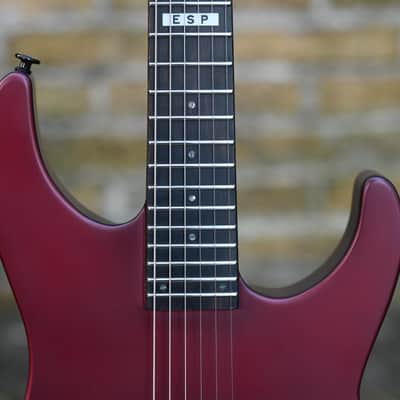 ESP E-II M-I Thru NT - Deep Candy Apple Red(2) image 3