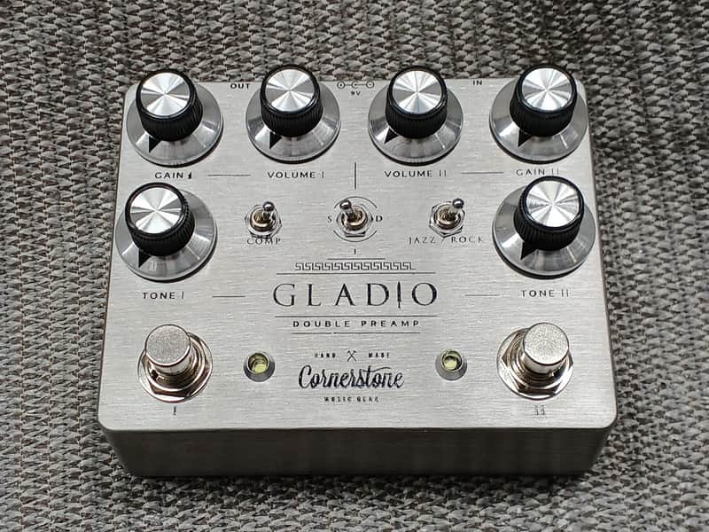 CORNERSTONE Gladio Double Preamp Effects Pedal - Versatile Tone