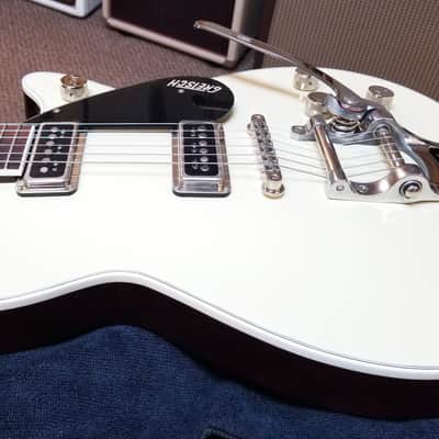 used 2020 Gretsch G6128TDS-PE-LIV Player’s Edition Jet DS w/ Bigsby in Lotus Ivory, Excellent Condition with OHSC & Paperwork! image 14