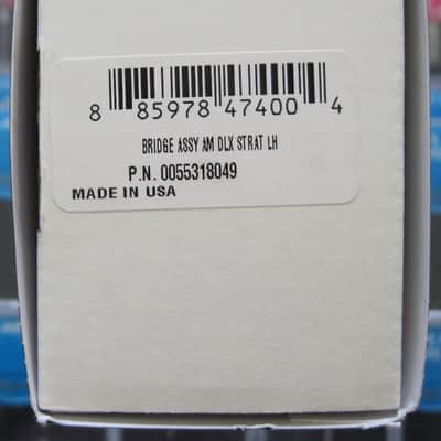Fender LEFT HAND American Deluxe Strat Tremolo Assy USA 0055318049 image 4