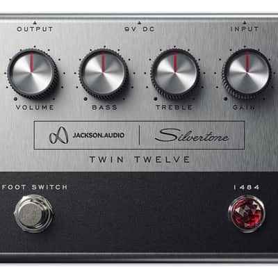 NEW Jackson Audio 1484 Twin Twelve Pedal - Silver / Black, In Stock, Ships Ultra Fast! Support Small Biz and Buy Here! image 1