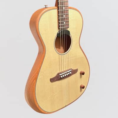 Fender Highway Parlor Acoustic-Electric Guitar - Natural image 2