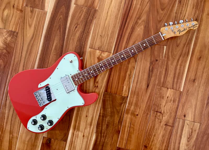 Fender Vintera '70s Telecaster Custom w/Fender CUNIFE Pickup Fiesta Red