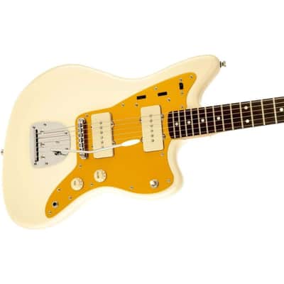 Squier J Mascis Jazzmaster Electric Guitar, with 2-Year Warranty, Vintage White, Laurel Fingerboard image 4