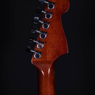 Fender California Standard Redondo Left-Handed, Spruce Top, Black Pickguard, Natural image 10