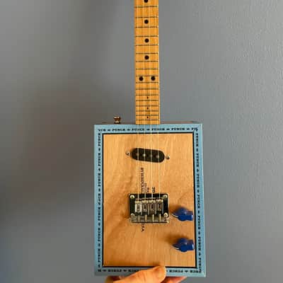 Taconic #232 4 String Electric Cigar Box Mandolin - Punch Gran Puro Toro - Video image 14