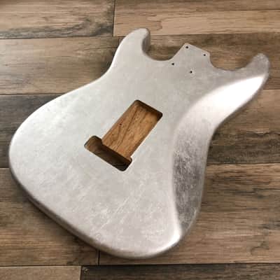 Made to Order - FRANCHIN Mercury guitar body Glossy METALLIC LEAF (Gold/Silver/Copper) Basswood Poplar Stratocaster-Strat-S-Style Made in Italy image 16