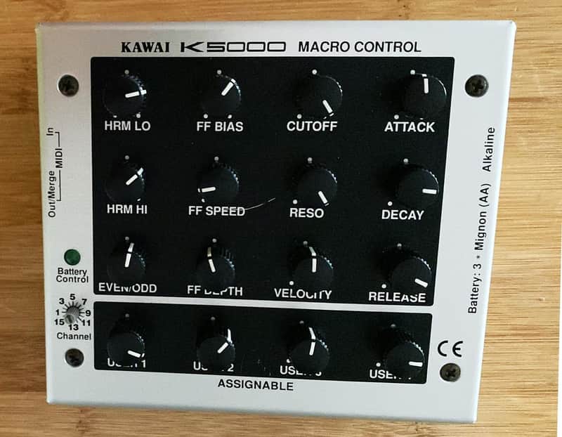 Immagine Kawai K5000 Macro Control Box – Rare MIDI Controller – Excellent Condition - 1
