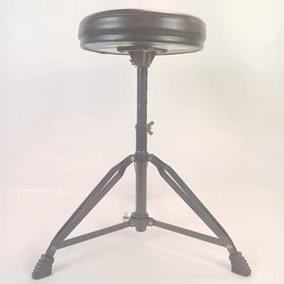 First Act Drum Throne Heavy Duty Double-Brace Seat Chair Black Powdercoat image 4