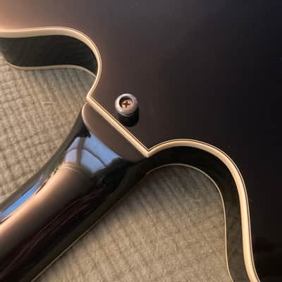 1990s DeArmond by Guild Starfire Bass Short Scale Hollowbody Electric Bass w/Case image 8