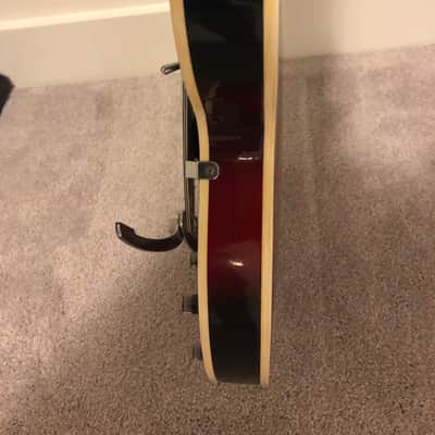 Univox Coily U1825 Hollow Body Guitar MIJ Made In Japan Vintage Redburst image 6