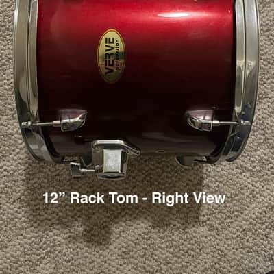 Verve Percussion 4-Piece Shell Pack - Wine Red image 8