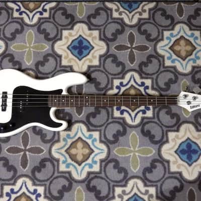 Tanara P/J P-Bass Clone (1980s, Olympic White) image 6